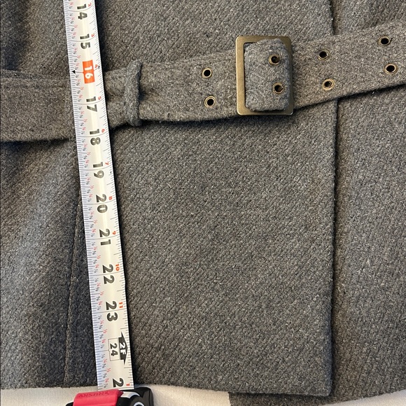 Old Navy Women’s Gray Wool-Blend Double- Breasted  Pea Coat Size L - Picture 7 of 8